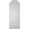 Ekena Millwork Octagonal Top Surface Mount PVC Gable Vent w/ 2"W x 1-1/2"P Brickmould Frame, 12"W x 32"H GVPOT12X3202SF - alternate 5